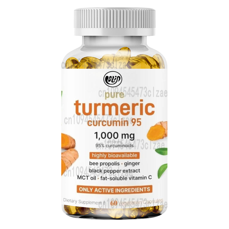 Suplemen Kunyit Kurkumin 1000m - Turmeric Curcumin Capsule ulasan dan harga