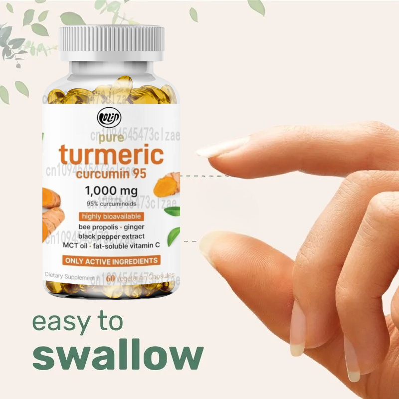 Suplemen Kunyit Kurkumin 1000m - Turmeric Curcumin Capsule ulasan dan harga