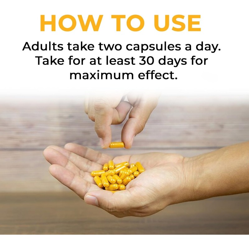 Suplemen Kunyit Kurkumin 500mg - Turmeric Curcumin Capsule ulasan dan harga
